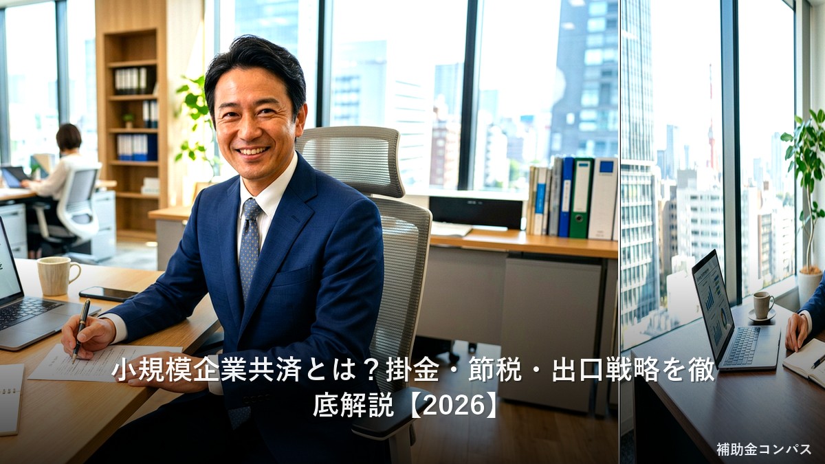 小規模企業共済とは？掛金・節税・出口戦略を徹底解説【2026】